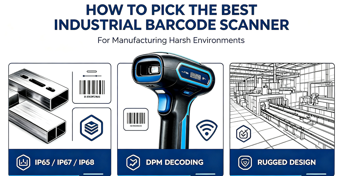 Best Industrial Barcode Scanner for Manufacturing Harsh Environments