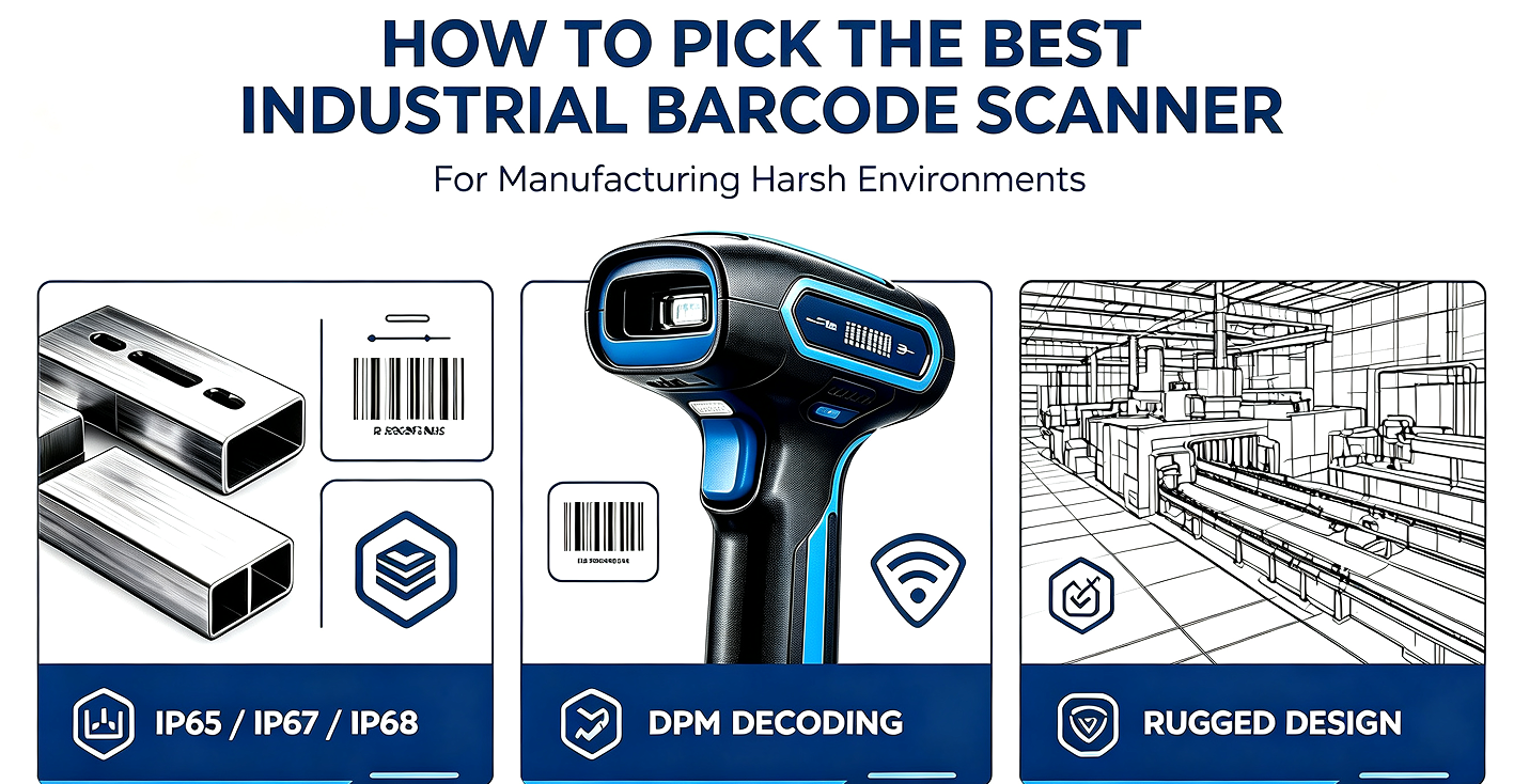 Best Industrial Barcode Scanner for Manufacturing Harsh Environments