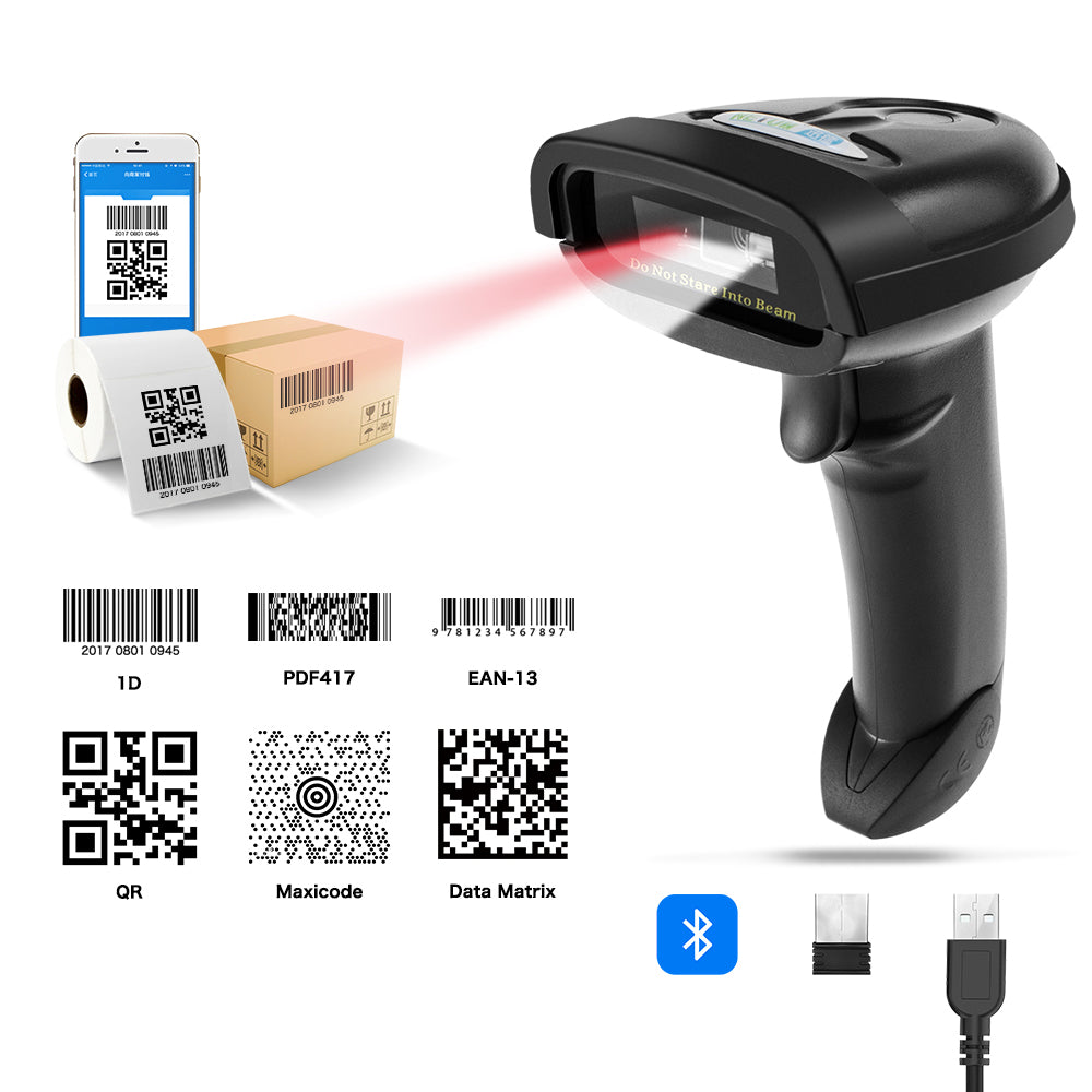NETUM NT‑1228BL Triple‑Mode 2D Barcode Scanner