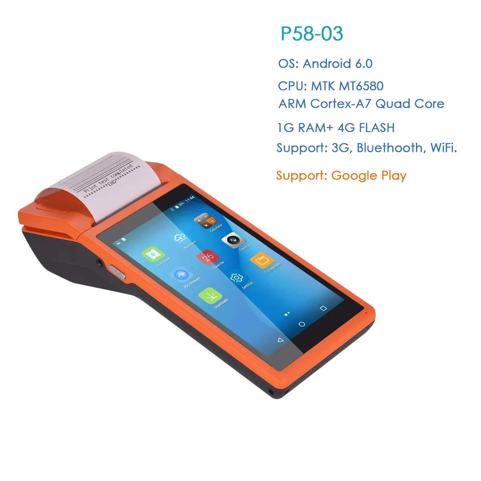 NETUM PDA58-03 Android 6.0 POS Terminal