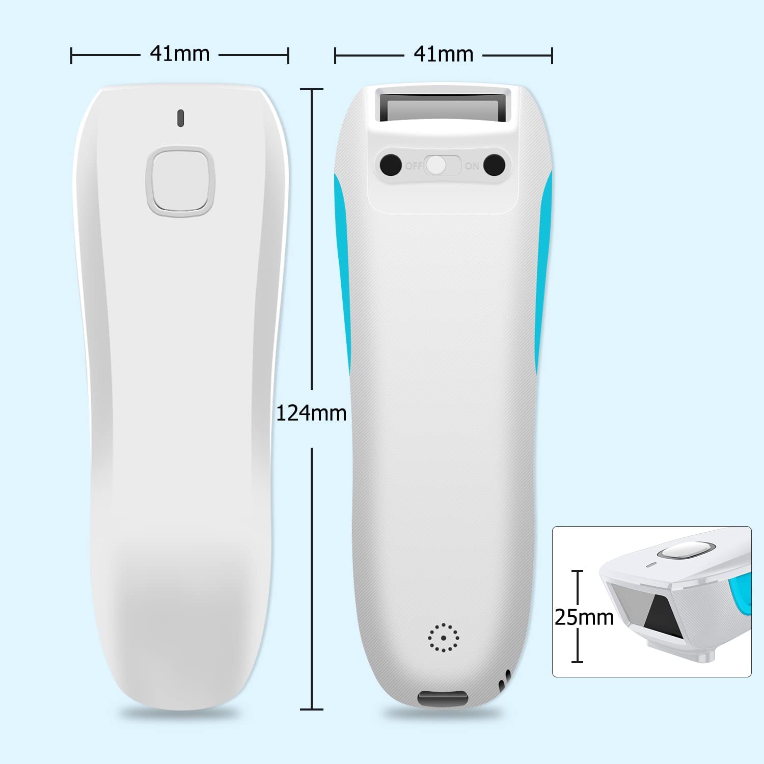 NETUM C850 Portable 2D CMOS Wireless Barcode Scanner