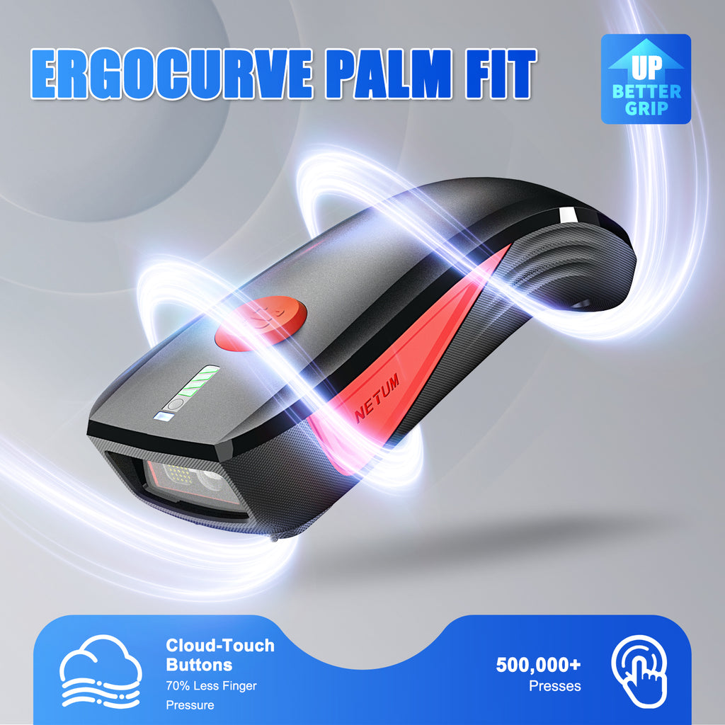 NETUM CS9501 Wireless Handheld 1D 2D Barcode Scanner