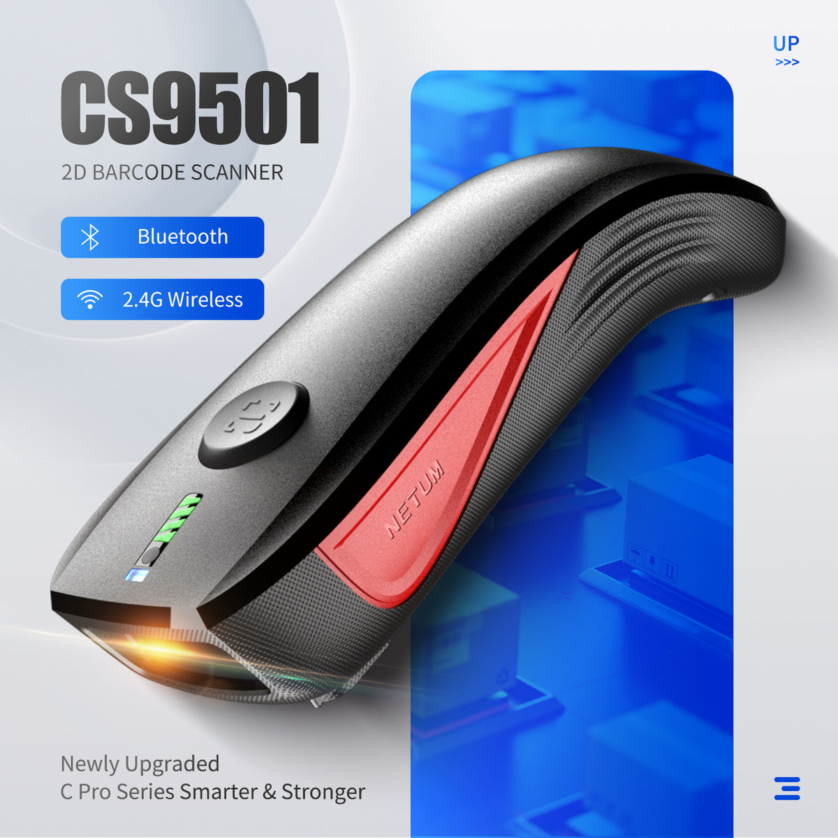 NETUM CS9501 Wireless Handheld 1D 2D Barcode Scanner