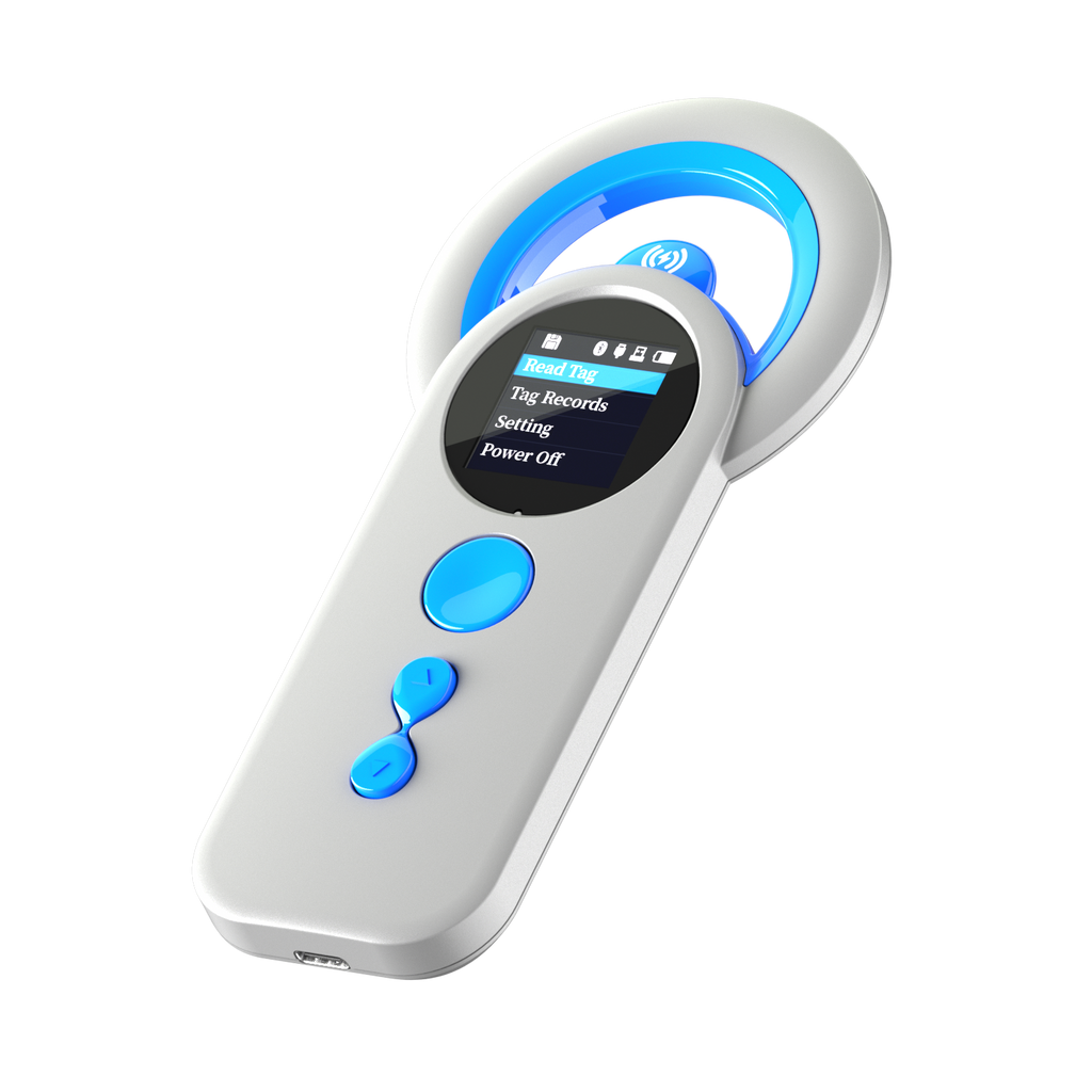 NETUM DJ130 134.2KHz Animal RFID Reader 3-in-1 Wireless Pet Microchip Scanner with TFT Display