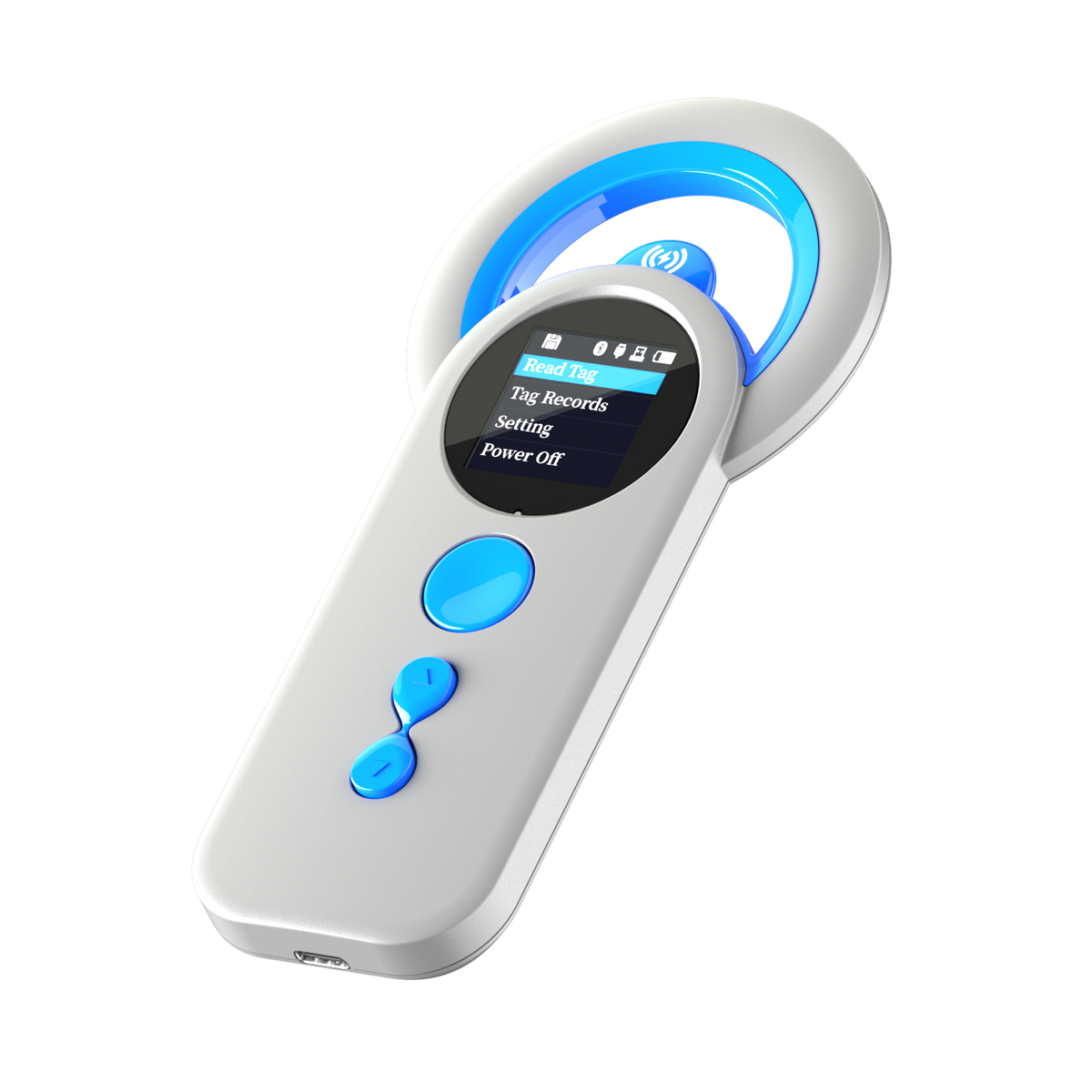 NETUM DJ130 134.2KHz Animal RFID Reader 3-in-1 Wireless Pet Microchip Scanner with TFT Display