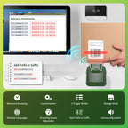 NETUM E740 Back Clip 1D Bluetooth Barcode Scanner
