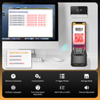 NETUM E800 Mini Portable 2D CMOS Wireless Barcode Scanner
