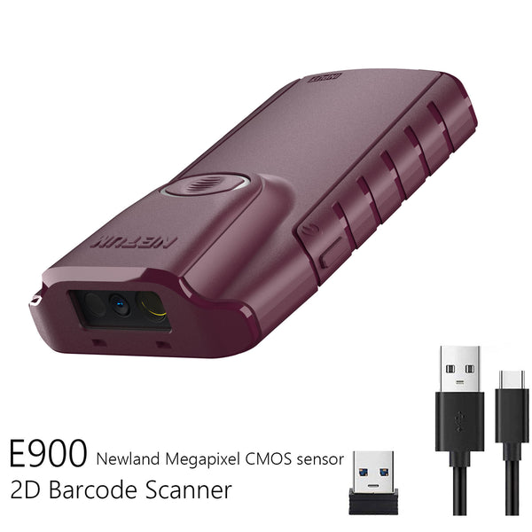 NETUM E900 Portable Back Clip 2D Bluetooth Barcode Scanner