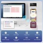 NETUM E900 Portable Back Clip 2D Bluetooth Barcode Scanner