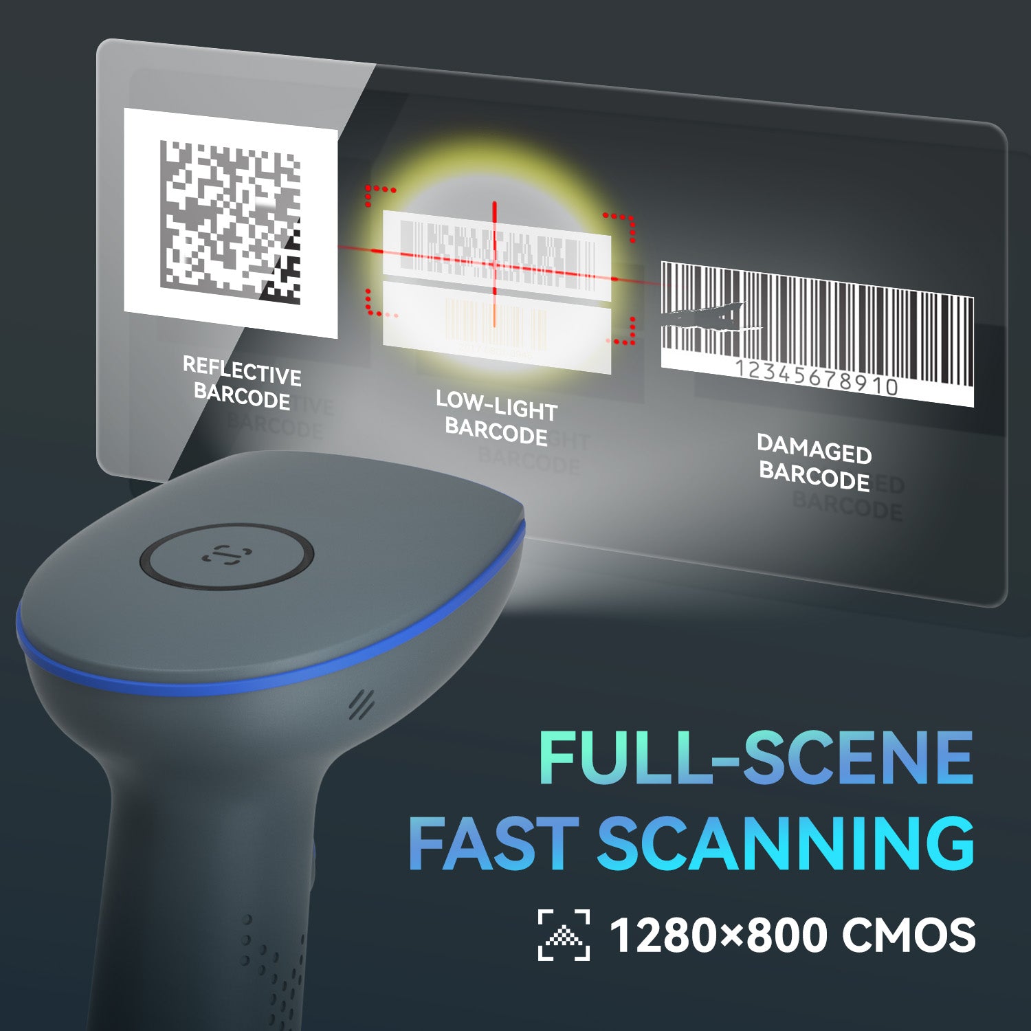 NETUM HS1100 Wired 2D Barcode Scanner