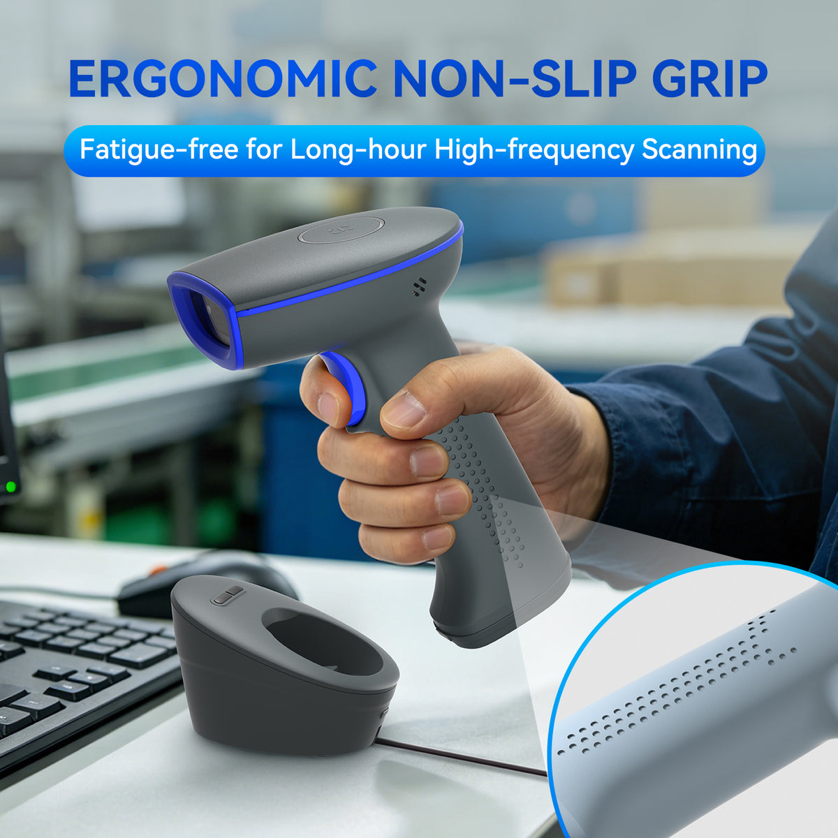 NETUM HS3150 Triple-Mode Wireless 2D Barcode Scanner