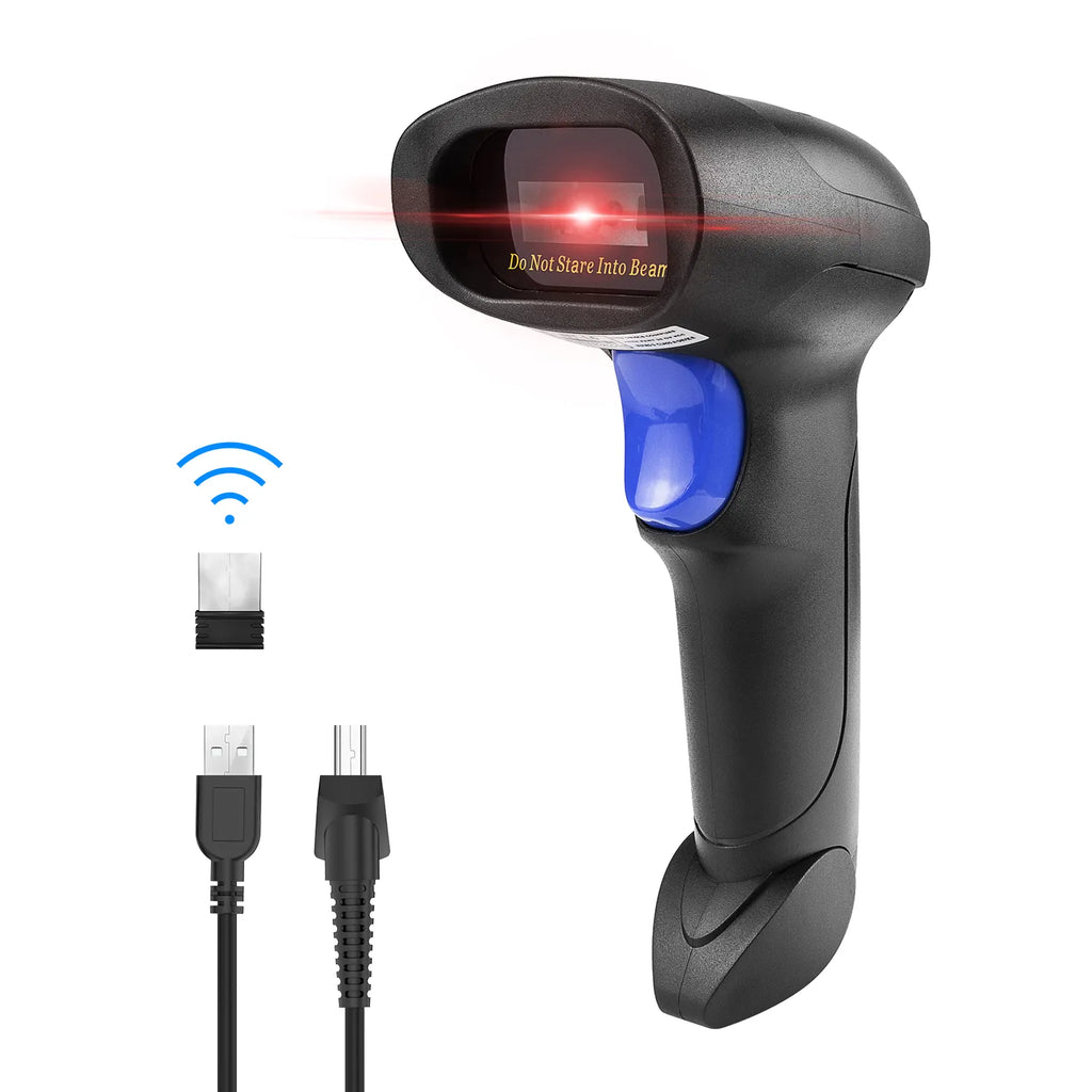 NETUM L6 2.4G Wireless 1D CCD Barcode Scanner
