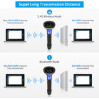 NETUM L8BL Triple-Mode Wireless 2D Barcode Scanner