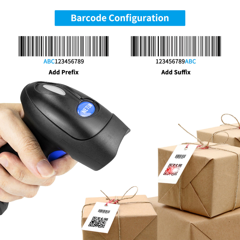 NETUM L8BL Triple-Mode Wireless 2D Barcode Scanner