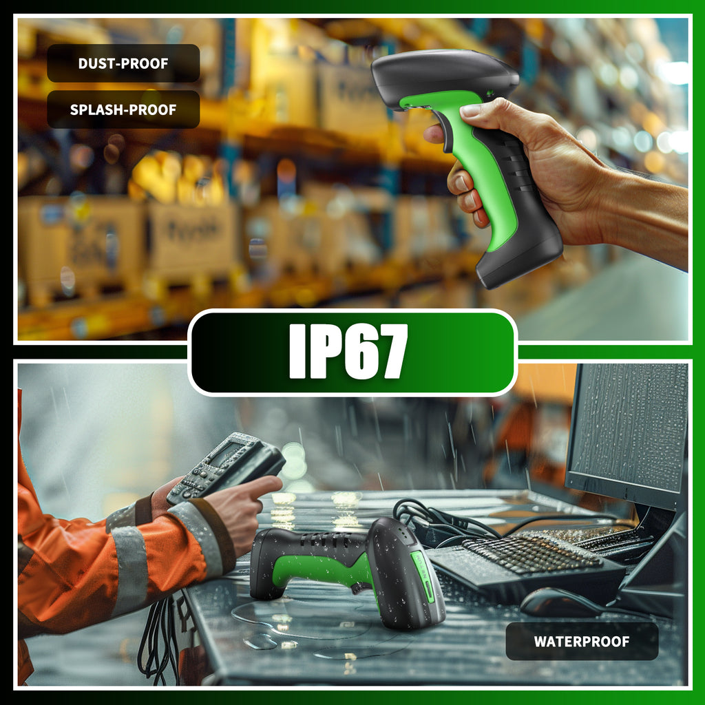 NETUM NT-1900 Rugged Long-Depth 1D 2D Barcode Scanner