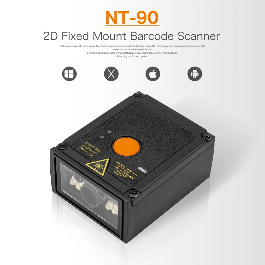 NETUM NT-90 Industrial Fixed Mount Barcode Scanner