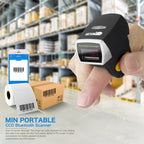 NETUM R3L High-Speed 1D CCD Wearable Ring Wireless Barcode Scanner