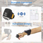 NETUM R3L High-Speed 1D CCD Wearable Ring Wireless Barcode Scanner