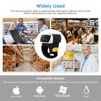 NETUM R3L High-Speed 1D CCD Wearable Ring Wireless Barcode Scanner