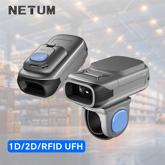NETUM RF5520U Dual-Mode Wearable Ring Scanner