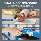 NETUM RF9520X Dual-Mode Wearable Ring Scanner