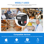 NETUM RS-8000BT Wearable Ring 2D Barcode Scanner