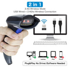 NETUM W6 Wireless Bluetooth CCD 1D Barcode Scanner
