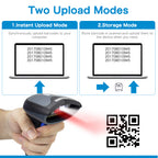 NETUM W8-X Bluetooth 5.0 & 2.4G Wireless 2D Barcode Scanner