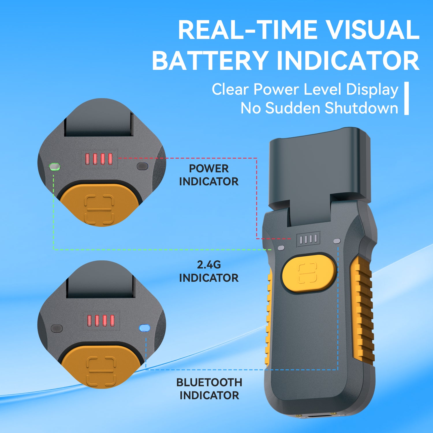 NETUM X-6800 Rugged Industrial 2D Wireless Barcode Scanner with Rotatable Scan Head