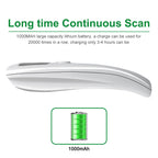 NETUM Z2S Mini 2D Wireless Barcode Scanner with LCD Display Screen