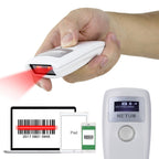 NETUM Z3S Mini 1D CCD Wireless Barcode Scanner with LCD Display Screen