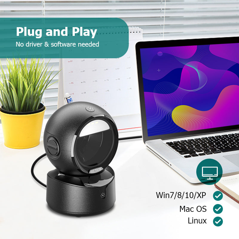 NETUM A5 Omnidirectional Desktop Barcode Scanner