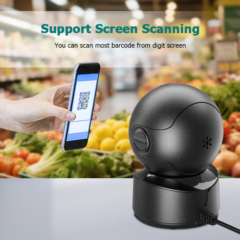 NETUM A6 Wireless Desktop Barcode Scanner