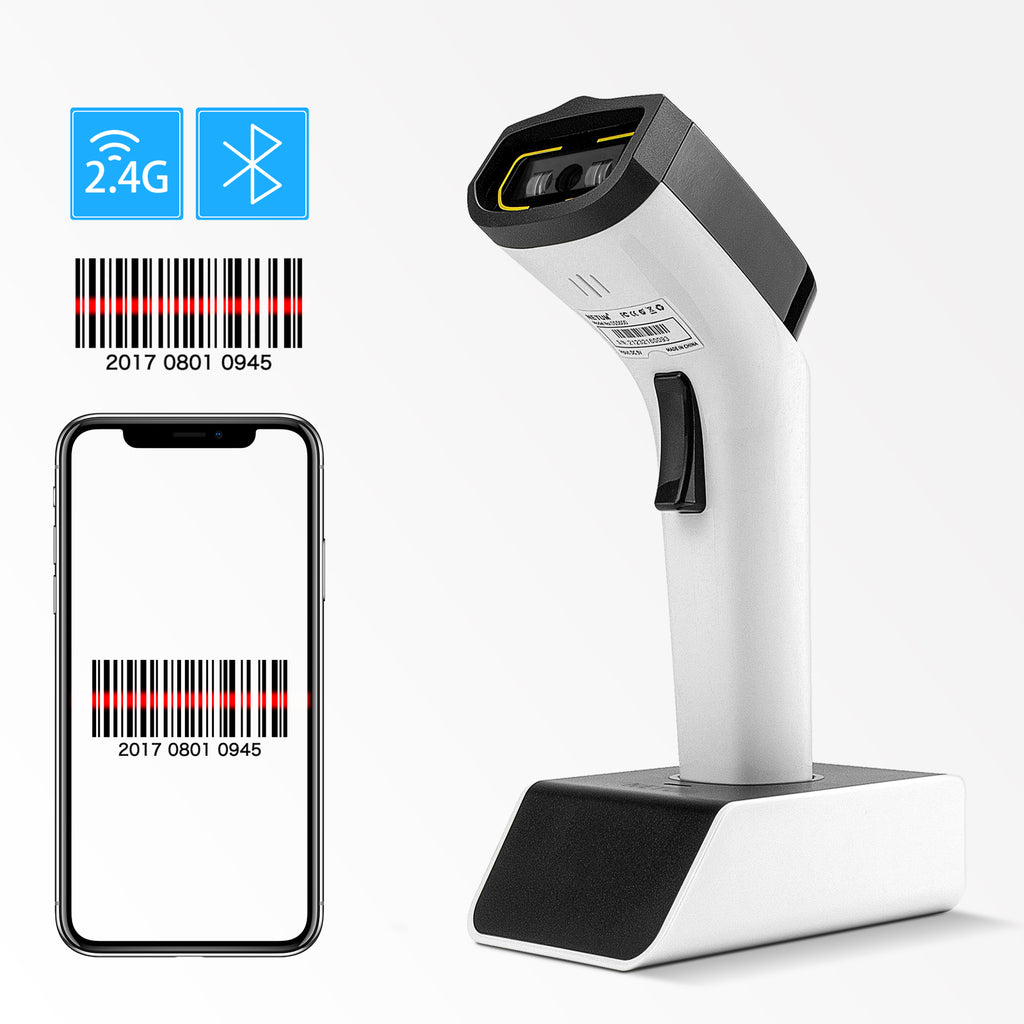 NETUM DS‑5000 1D CCD Wireless Barcode Scanner