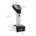 NETUM DS‑5000 1D CCD Wireless Barcode Scanner
