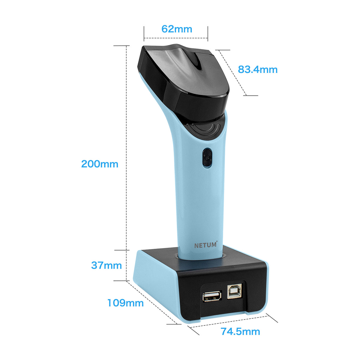 NETUM DS‑7500 2D Wireless Barcode Scanner