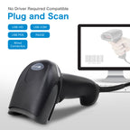 NETUM NT‑F5 Wired Laser 1D Barcode Scanner