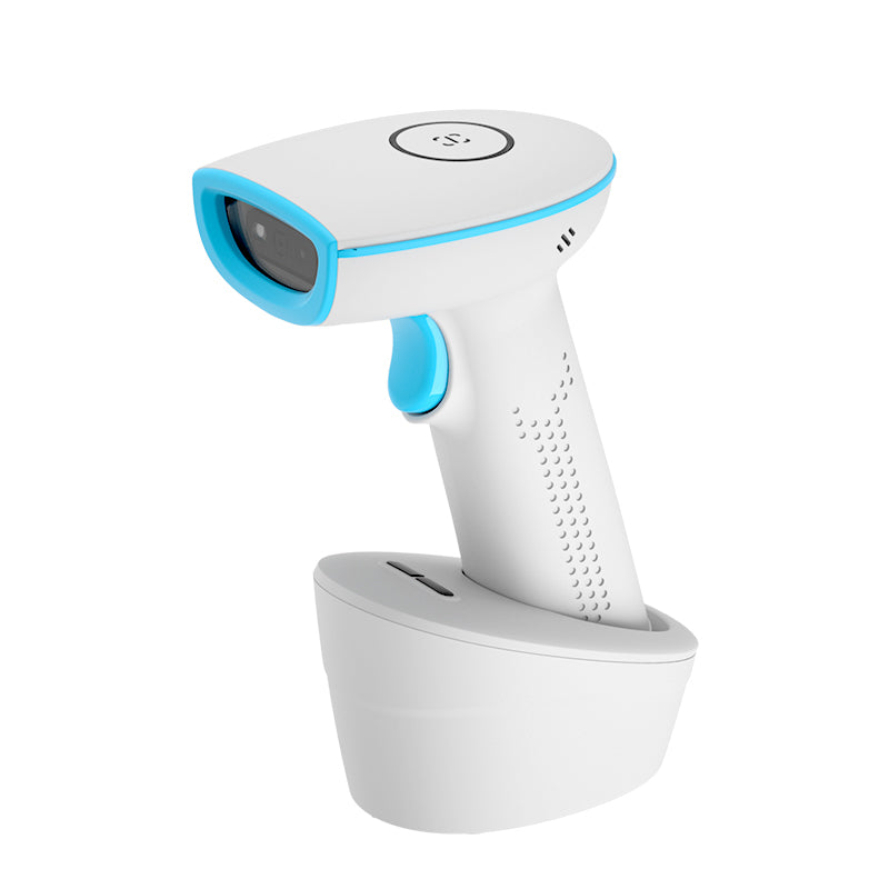 NETUM HS3250 Triple‑Mode Wireless 2D Barcode Scanner with Charging Cradle