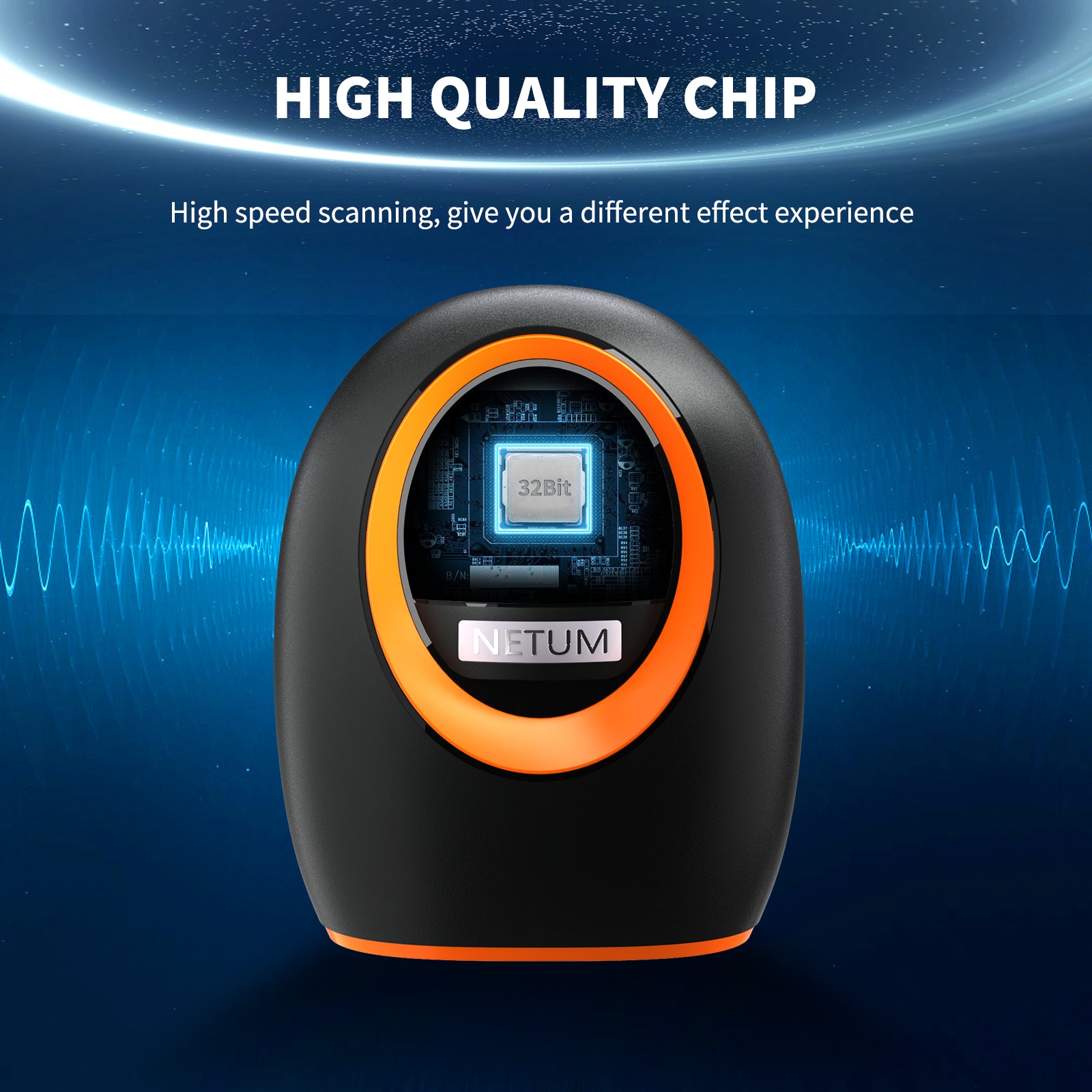 NETUM K3 1D CCD Wired Barcode Scanner