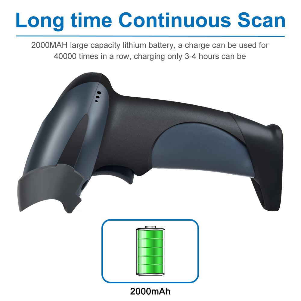 NETUM NT‑M2 Wireless 1D Laser Barcode Scanner