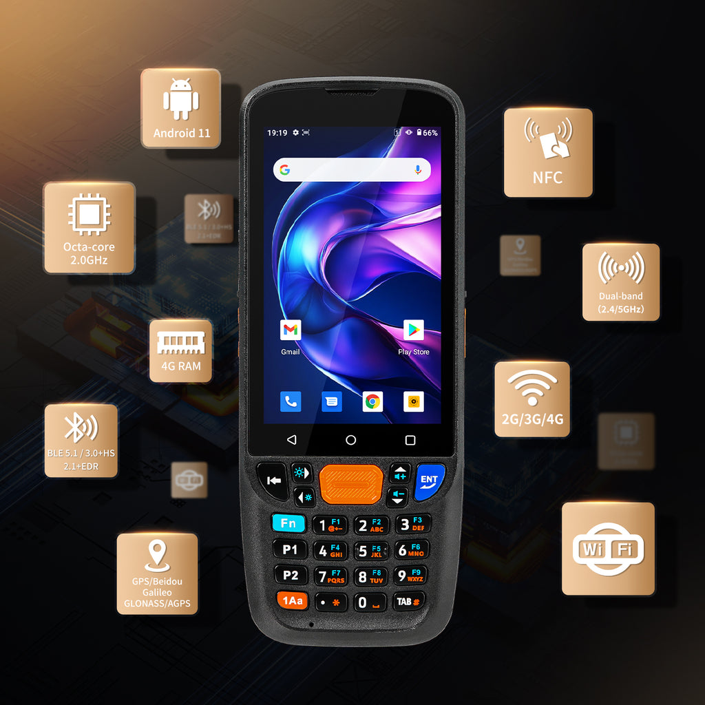 NETUM Q500 Rugged Android 11 PDA Mobile Computer