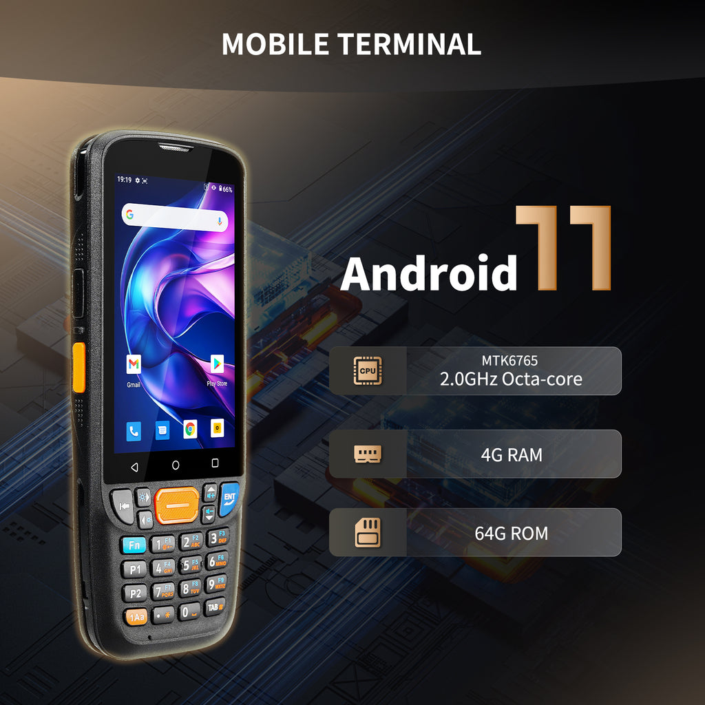 NETUM Q500 Rugged Android 11 PDA Mobile Computer