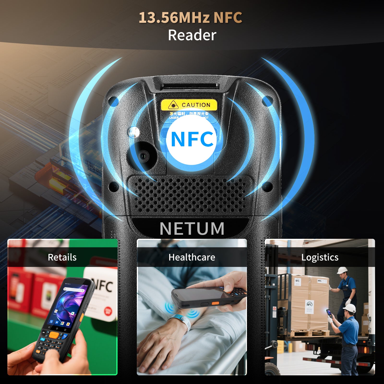 NETUM Q500 Rugged Android 11 PDA Mobile Computer