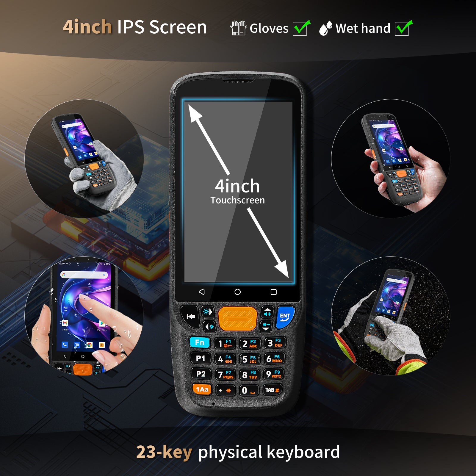NETUM Q500 Rugged Android 11 PDA Mobile Computer