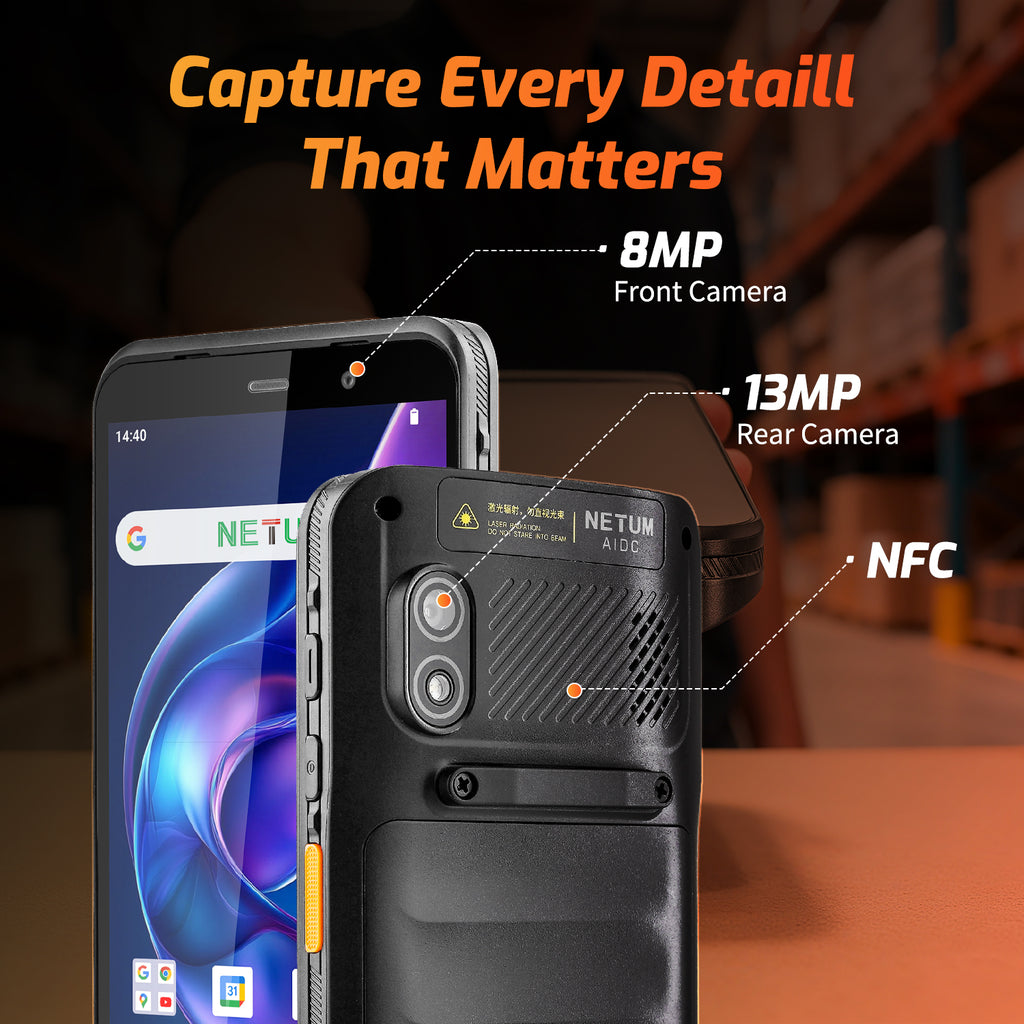 NETUM Q900 Rugged Android 14 PDA Mobile Computer