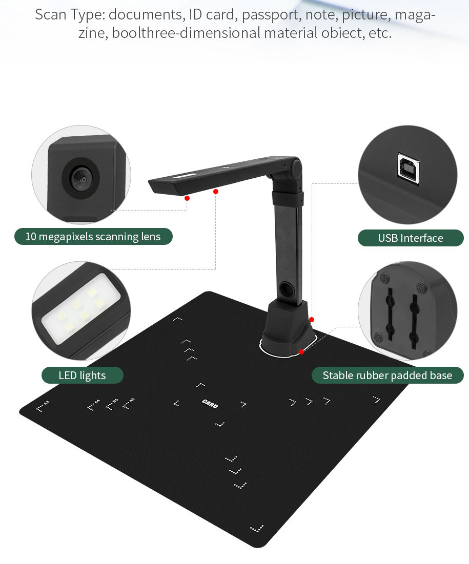NETUM SD‑2000 Foldable Document Camera