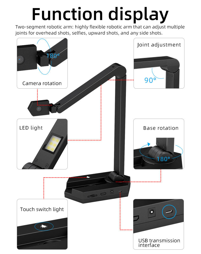 NETUM SD‑9000 Foldable Document Camera