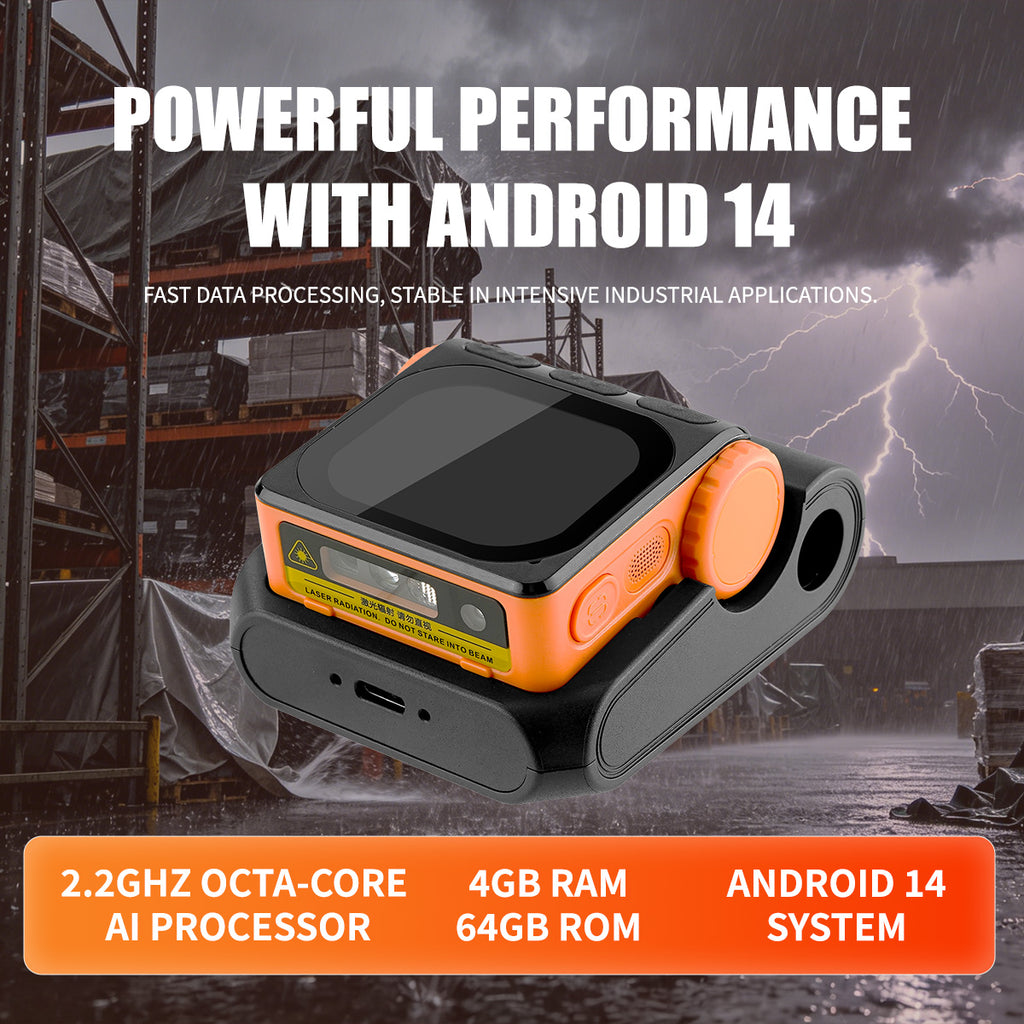 NETUM XG910 Wearable Android 14 PDA Terminal
